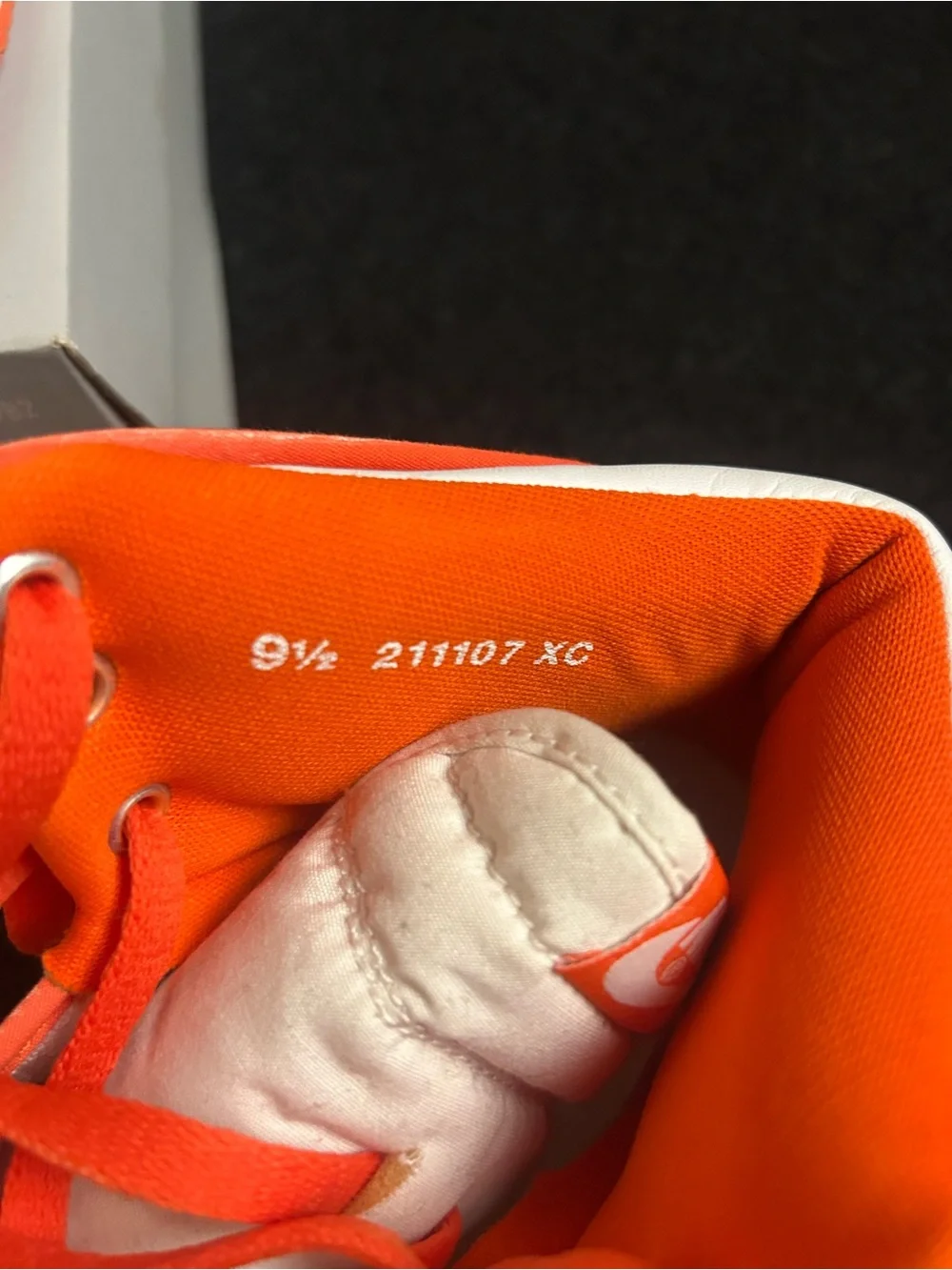 Nike Air Jordan 1 Mid White & Orange Sneakers